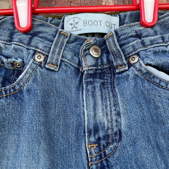 Little Boy’s Arizona Destroyed Bootcut Jeans Size 4 Slim - Picture 4 of 13